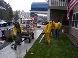 Portable mudjacking equipment